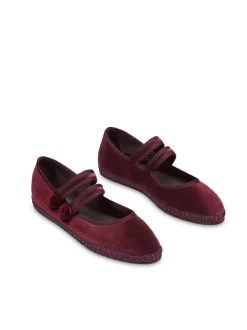 Merceditas de terciopelo