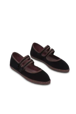 Merceditas de terciopelo