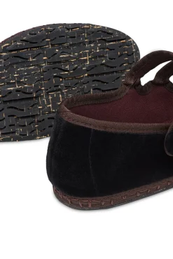 Merceditas de terciopelo