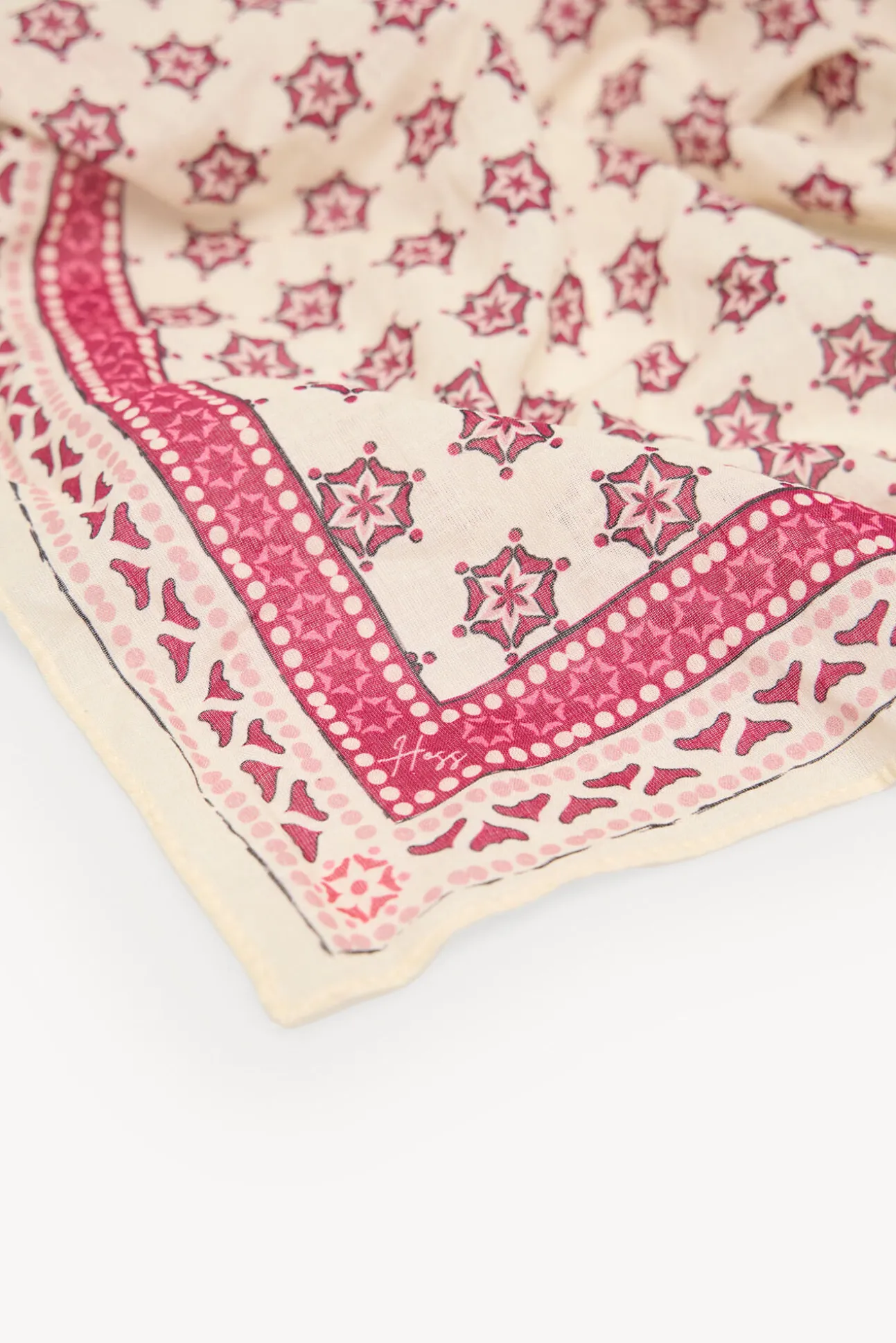 Miranda. Fular bandana estampada