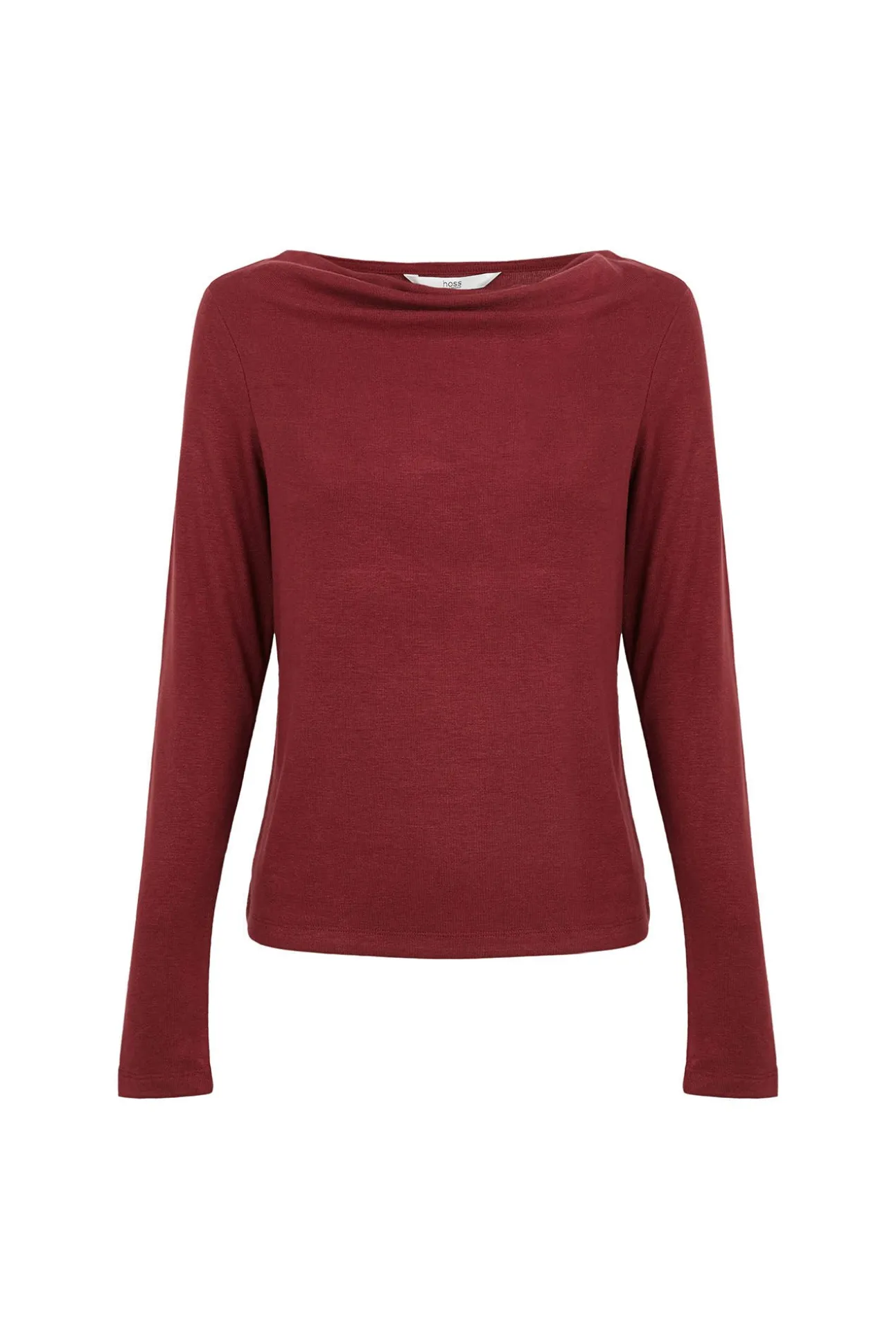 Mirta. Camiseta con escote drapeado