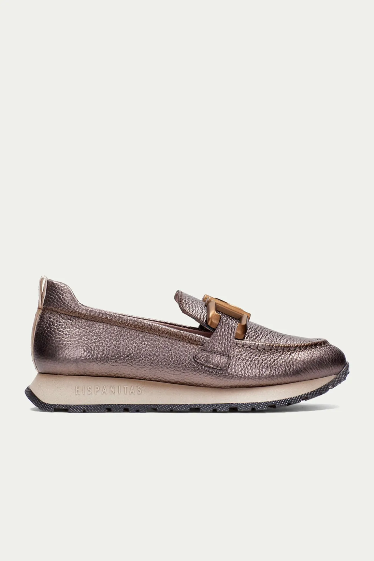 Mocasín deportivo adorno metalizado KANSAS