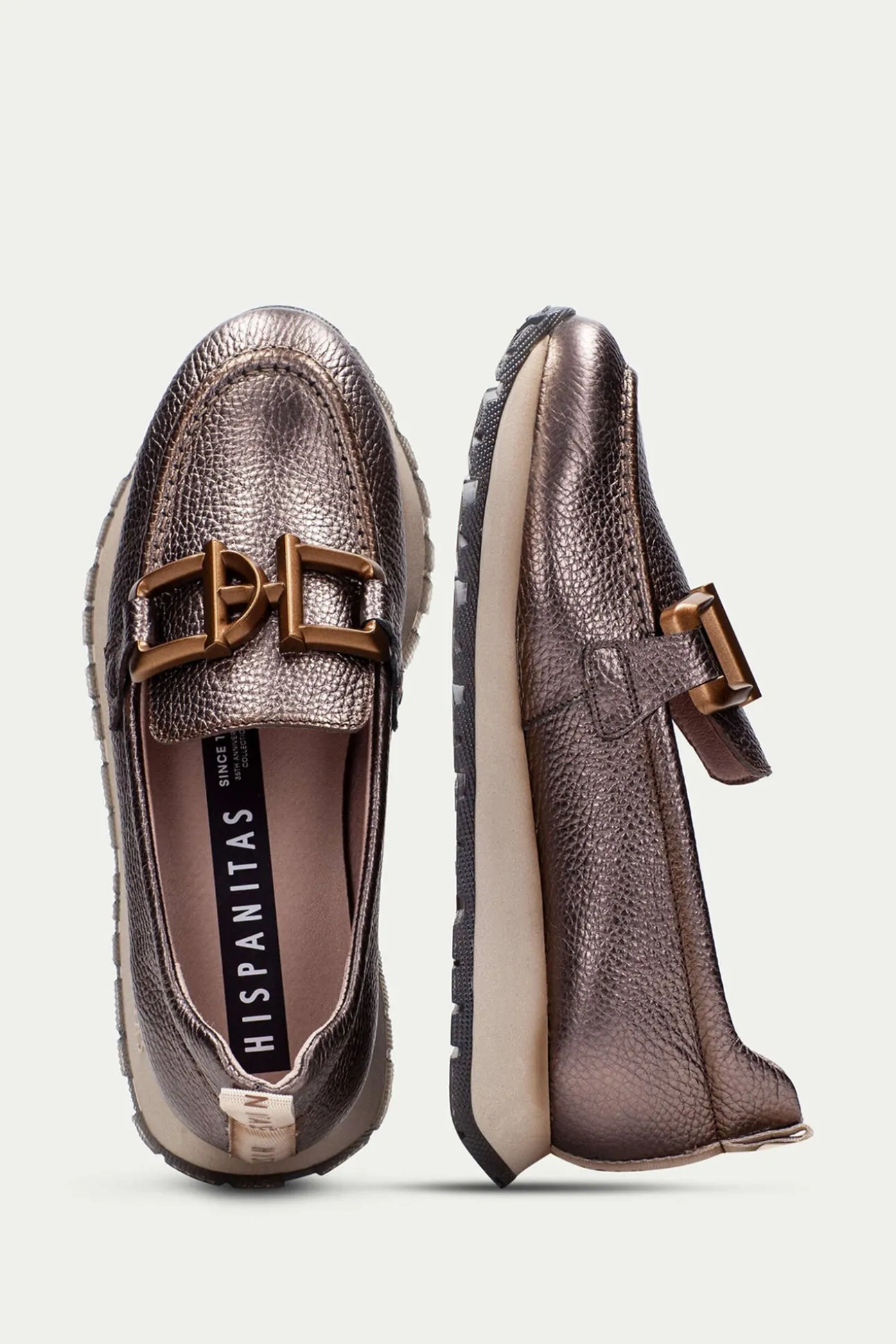 Mocasín deportivo adorno metalizado KANSAS