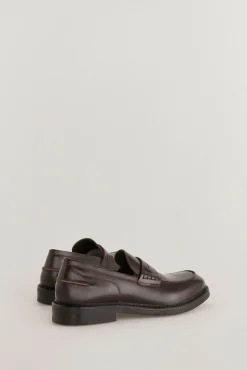 Mocasín vestir piel