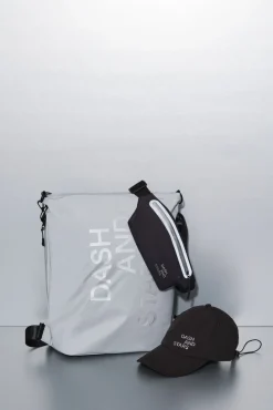 Mochila multiposición nylon efecto metalizado