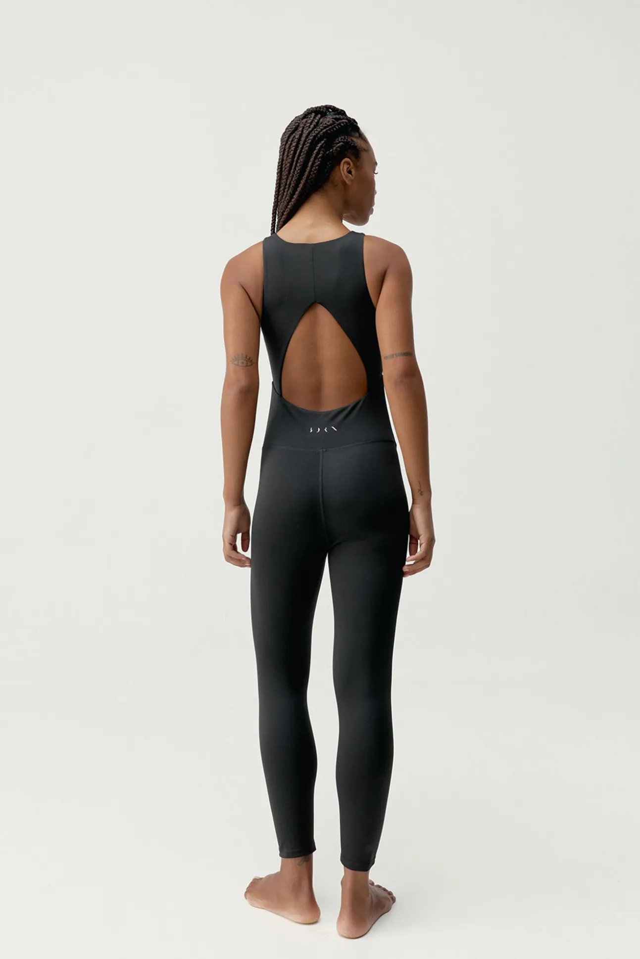 Mono deportivo largo Corpo negro