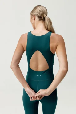 Mono deportivo largo Corpo verde