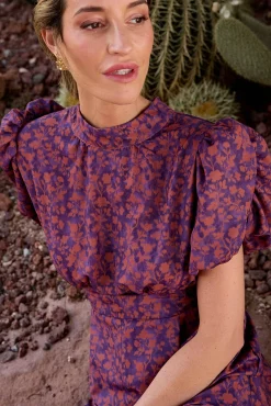 Mono estampado cobre Mireya