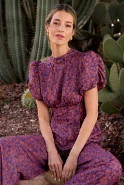 Mono estampado cobre Mireya