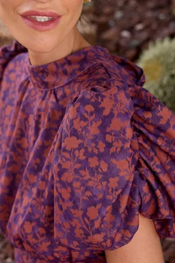 Mono estampado cobre Mireya