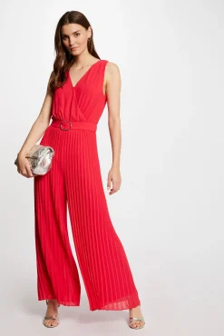 Mono largo holgado con pernera plisada