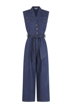 Mono pata recta detalle bolsillos