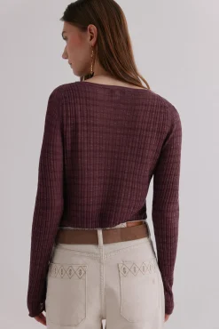 Nadine. Top estampado a rayas