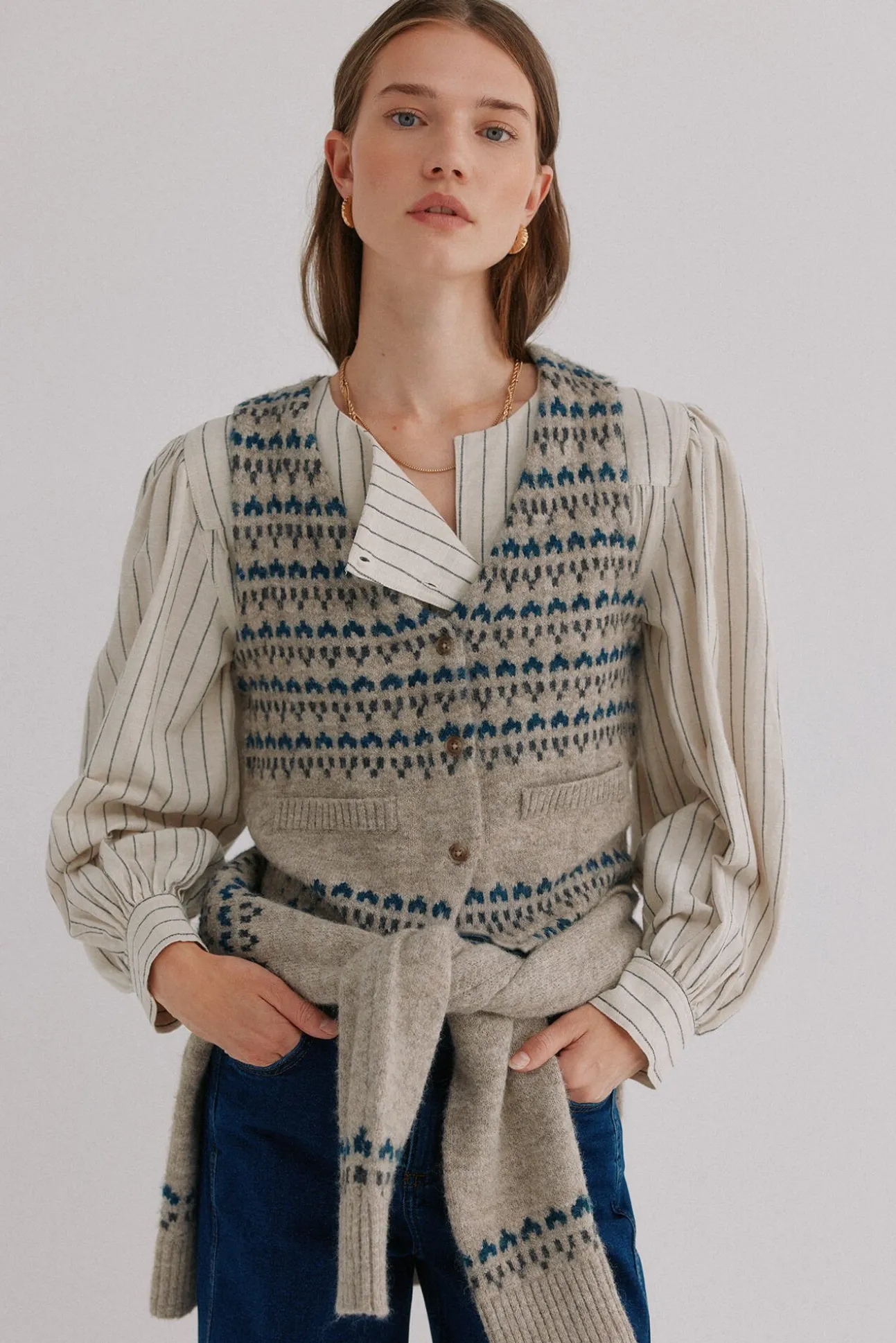 Nela. Chaleco tricot