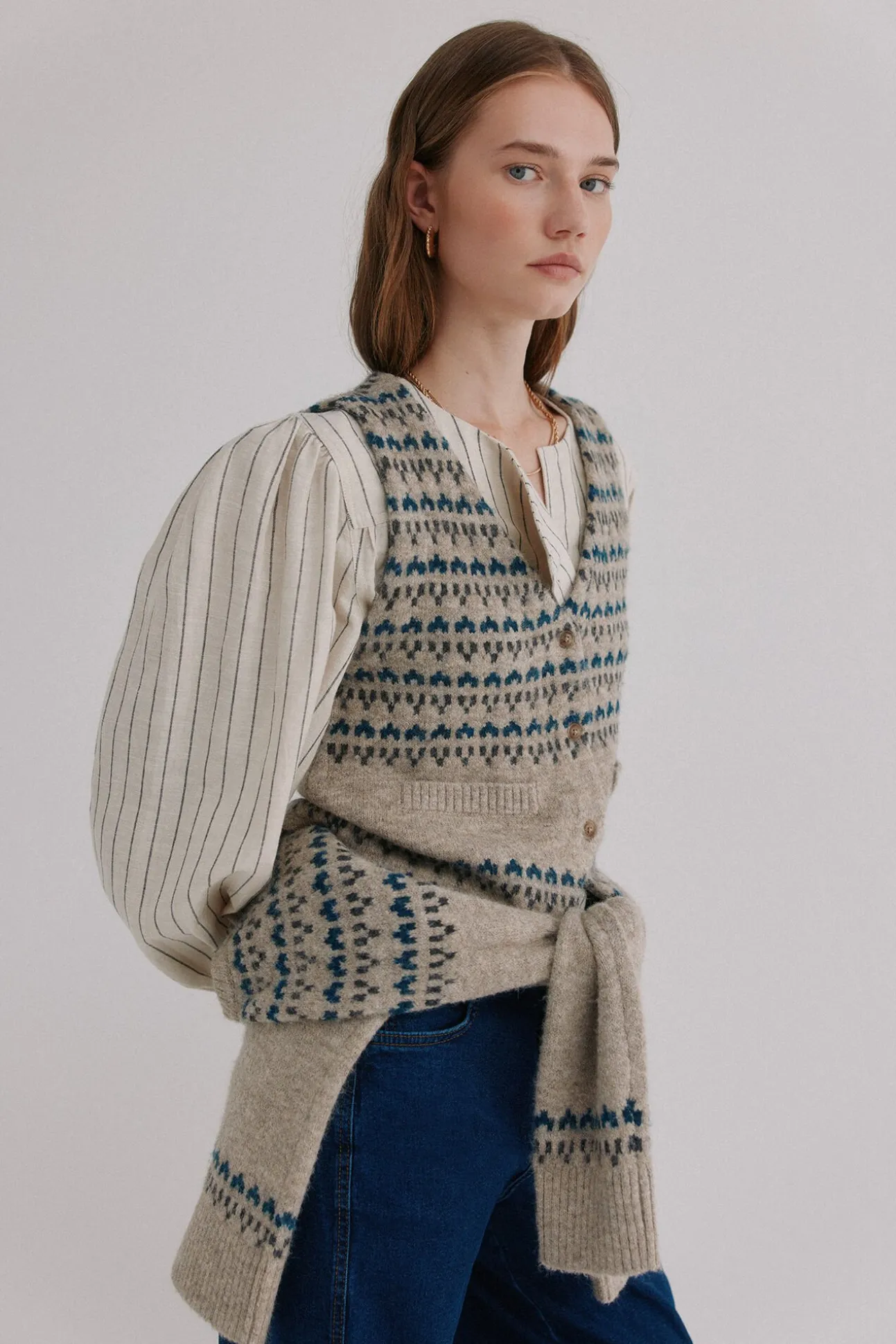 Nela. Chaleco tricot