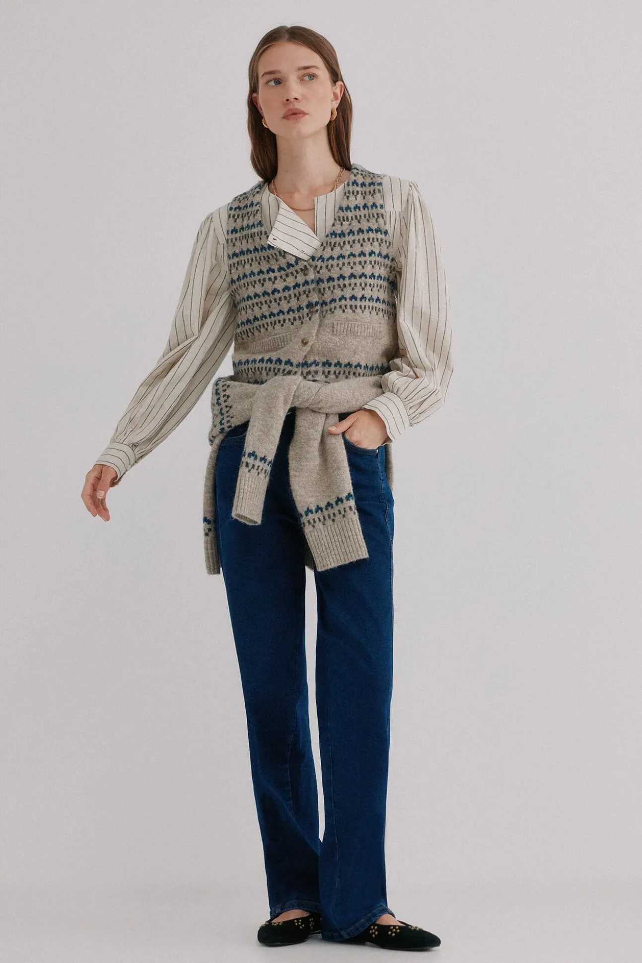 Nela. Chaleco tricot