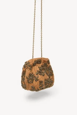 Nina. Bolso de terciopelo y abalorios