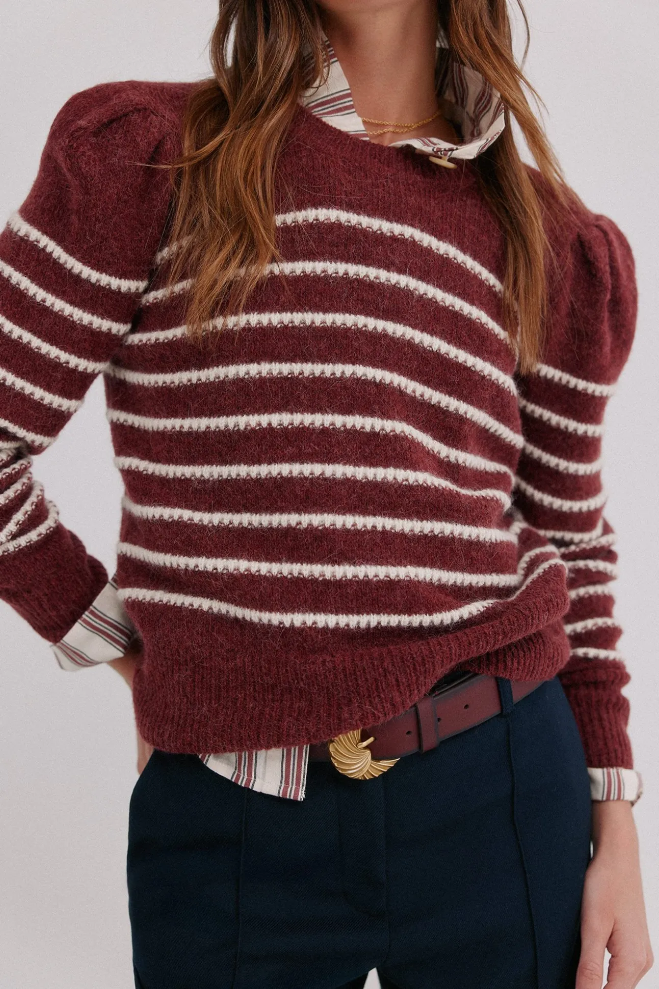 Ninnette. Jersey a rayas