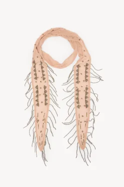 Noelia. Fular corbatero bordado