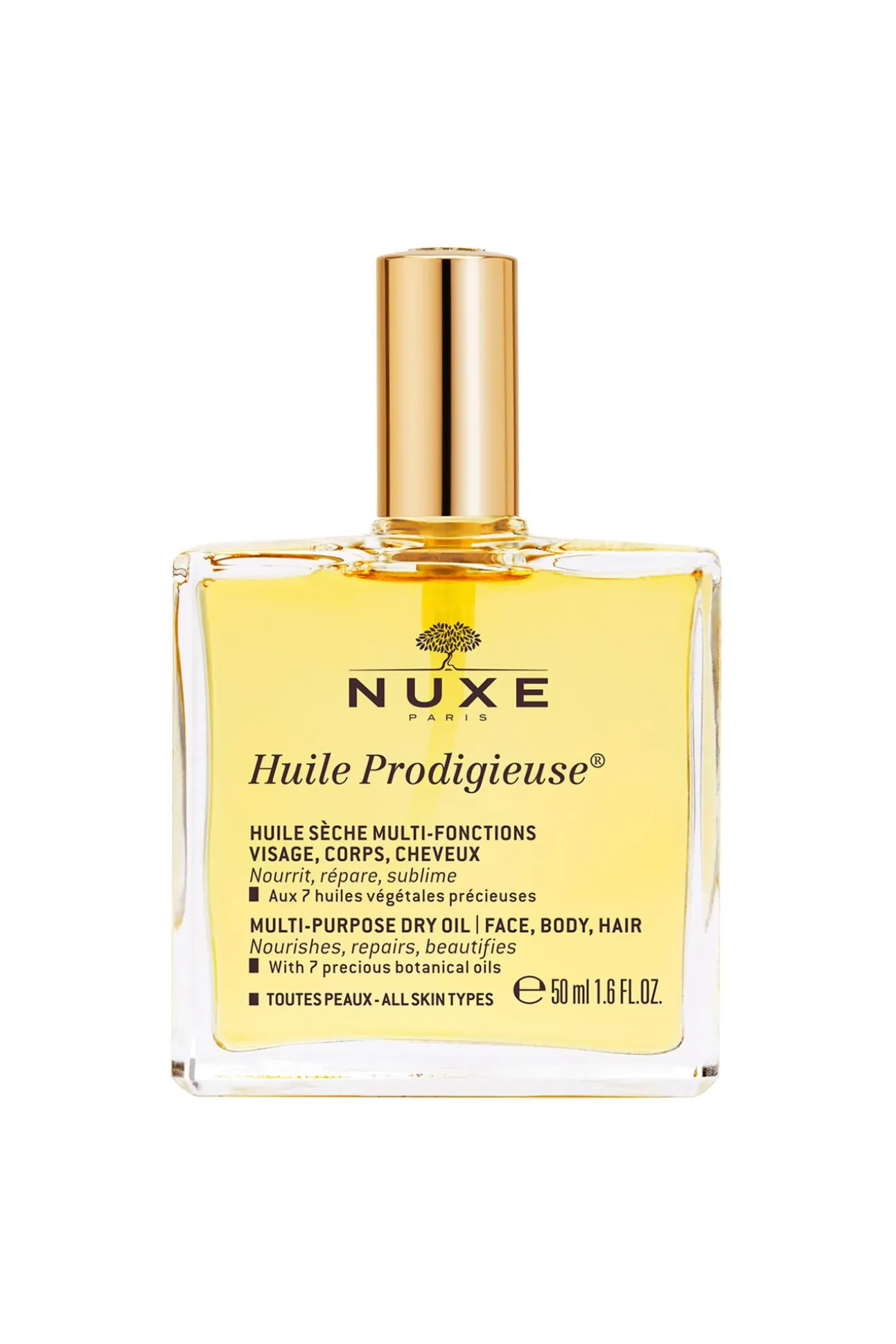 NUXE COFRE REGALO BEST SELLERS - HUILE PRODIGIEUSE + CHAMPÚ +REVE THE MIEL LABIOS