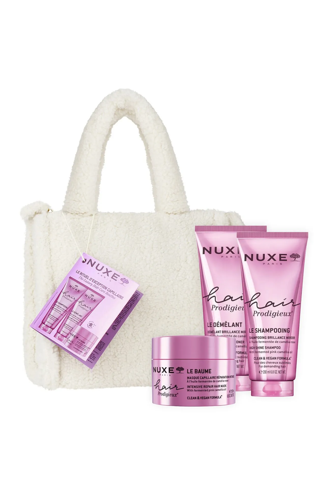 NUXE COFRE REGALO HAIR - CHAMPÚ + ACONDICIONADOR + MASCARILLA