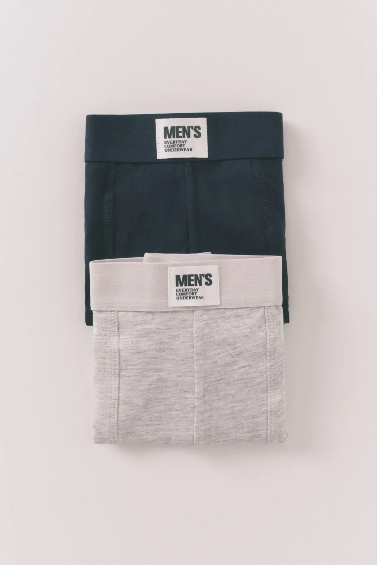 Pack 2 boxers lisos azul