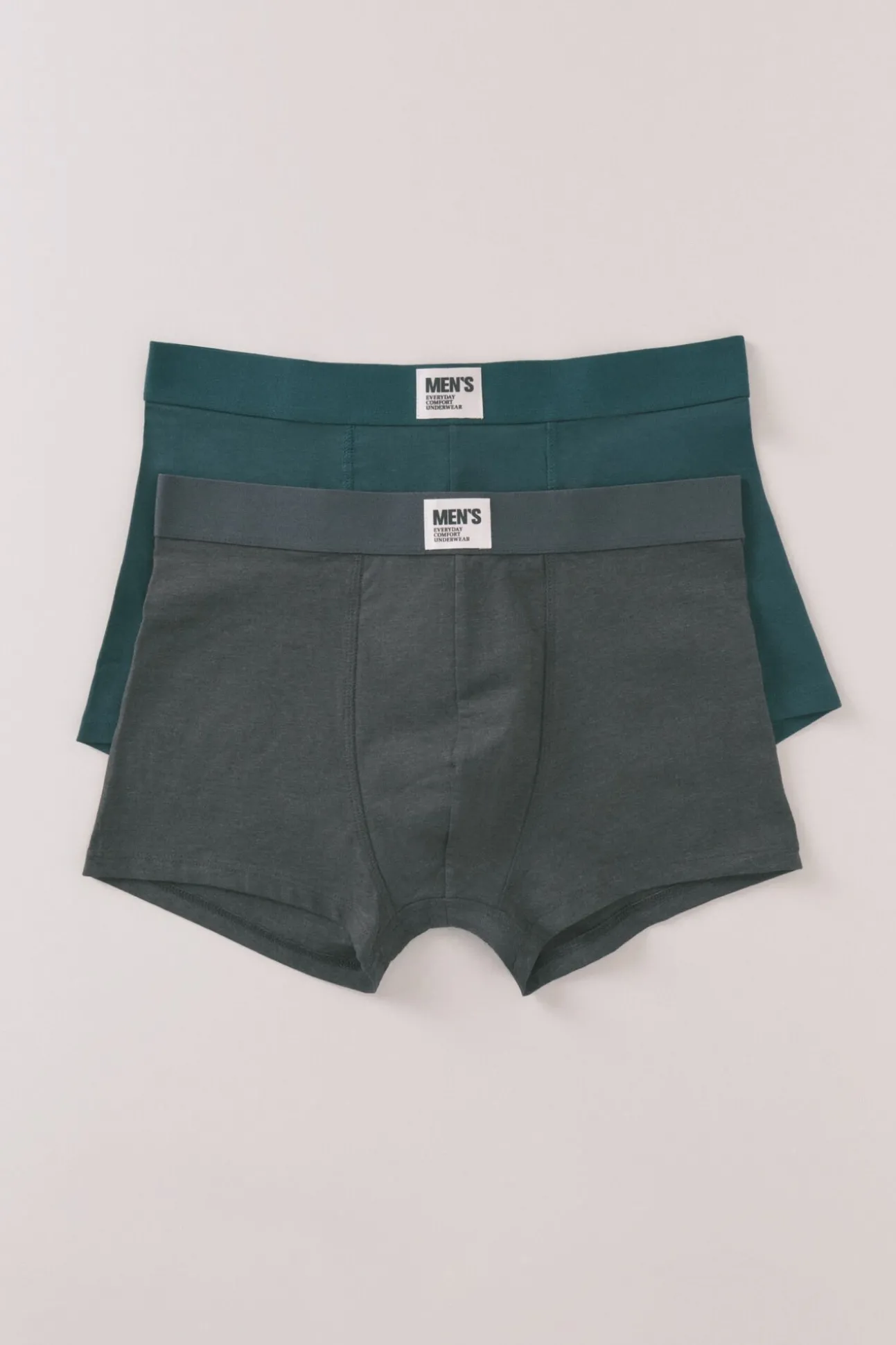 Pack 2 boxers lisos verde