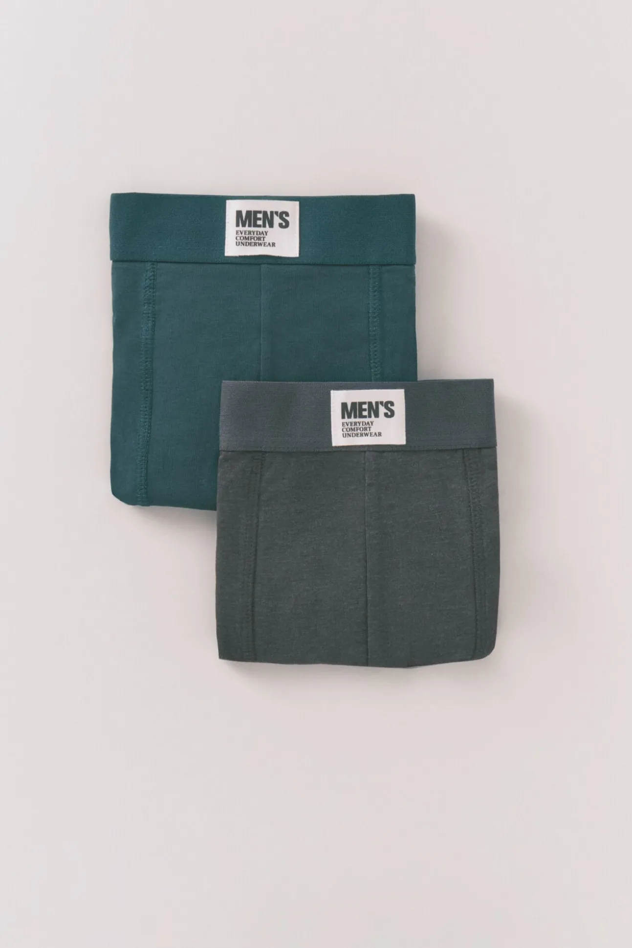 Pack 2 boxers lisos verde