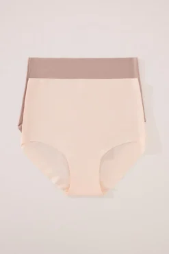 Pack 2 bragas altas microfibra