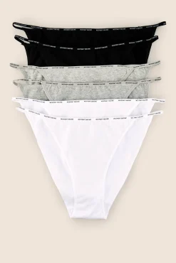 Pack 6 bragas clásicas de tira algodón orgánico