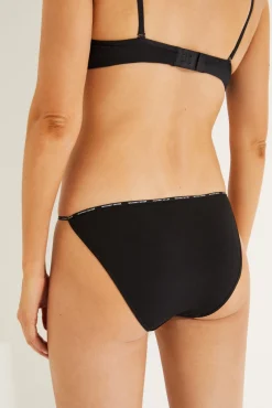 Pack 6 bragas clásicas de tira algodón orgánico