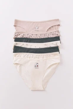 Pack 7 bragas clásicas Snoopy multicolor