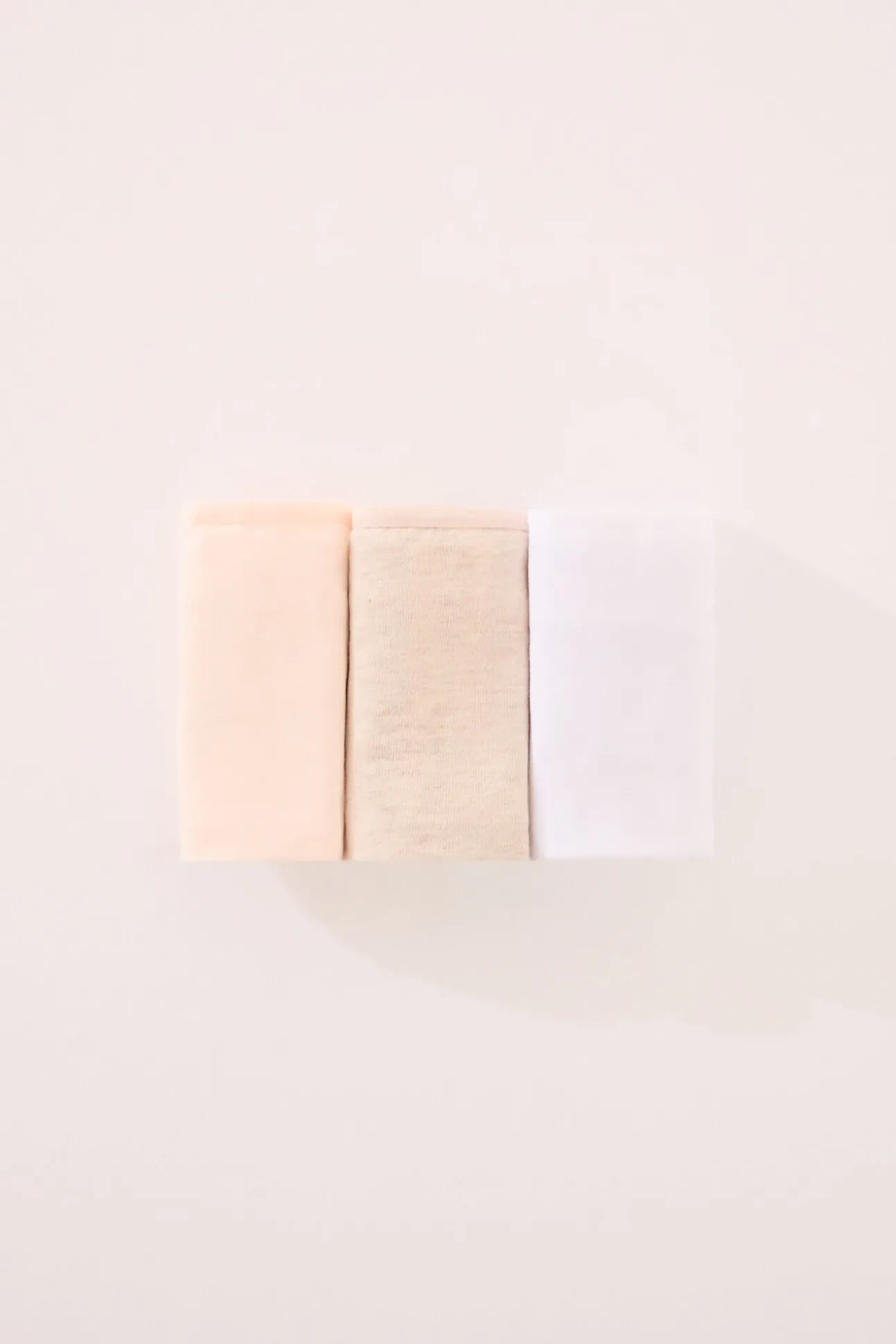 Pack 3 bragas culotte algodón orgánico