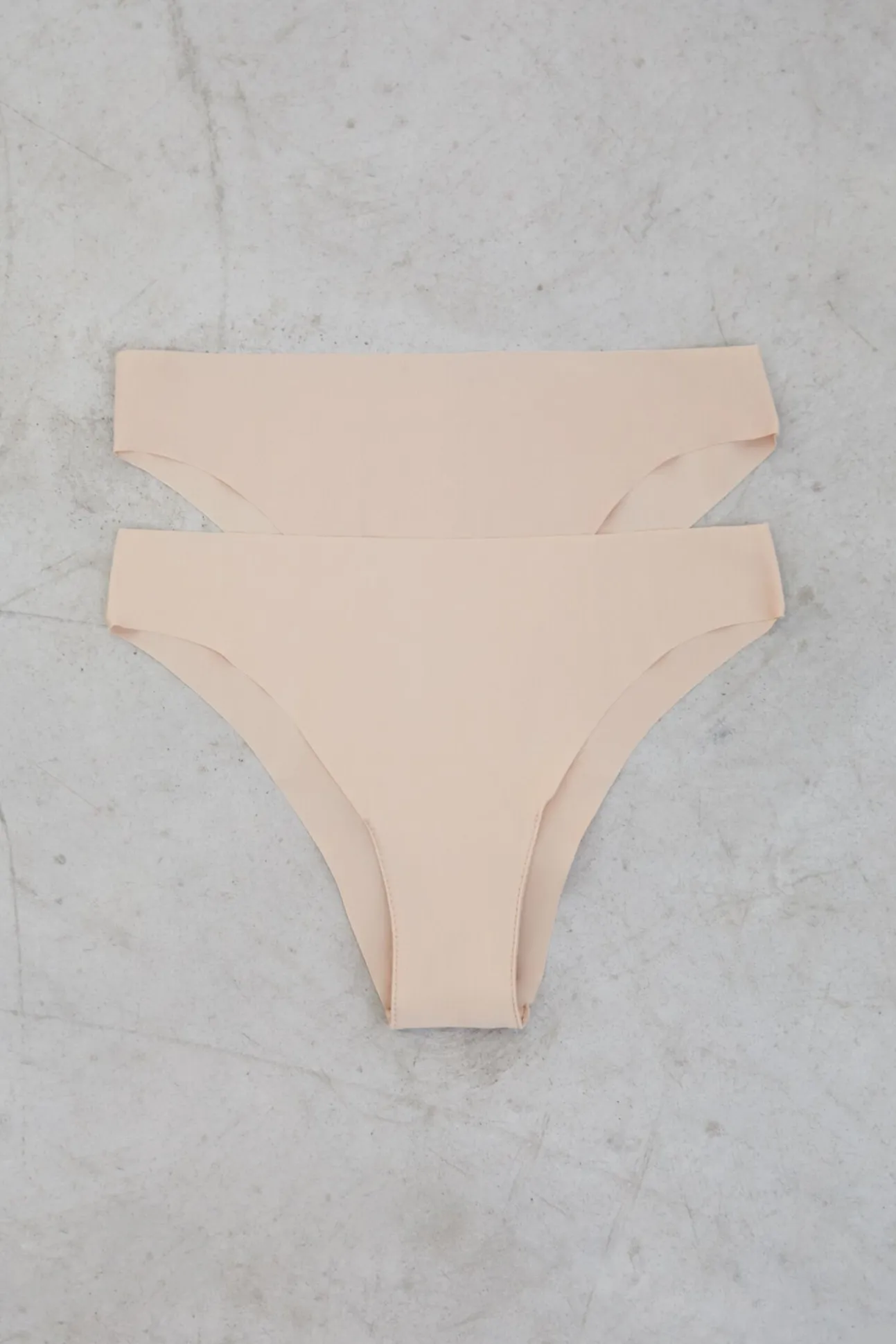 Pack 2 brgas brasileñas nude laser cut