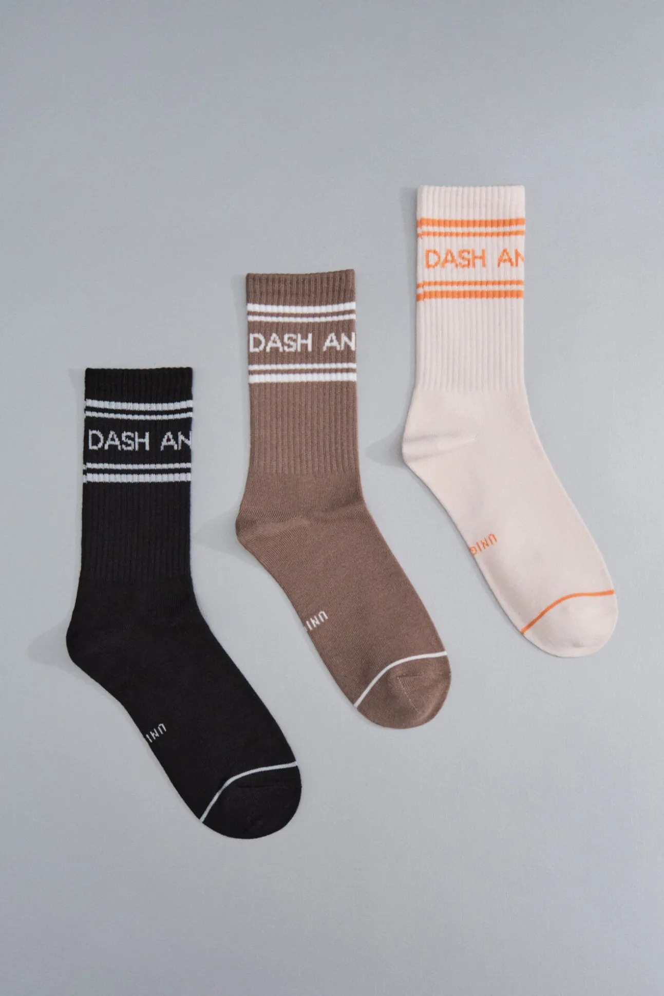 Pack 3 calcetines algodón logo