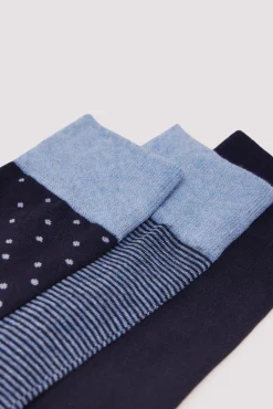Pack 3 calcetines azules