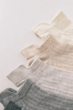 Pack 5 calcetines cortos gris