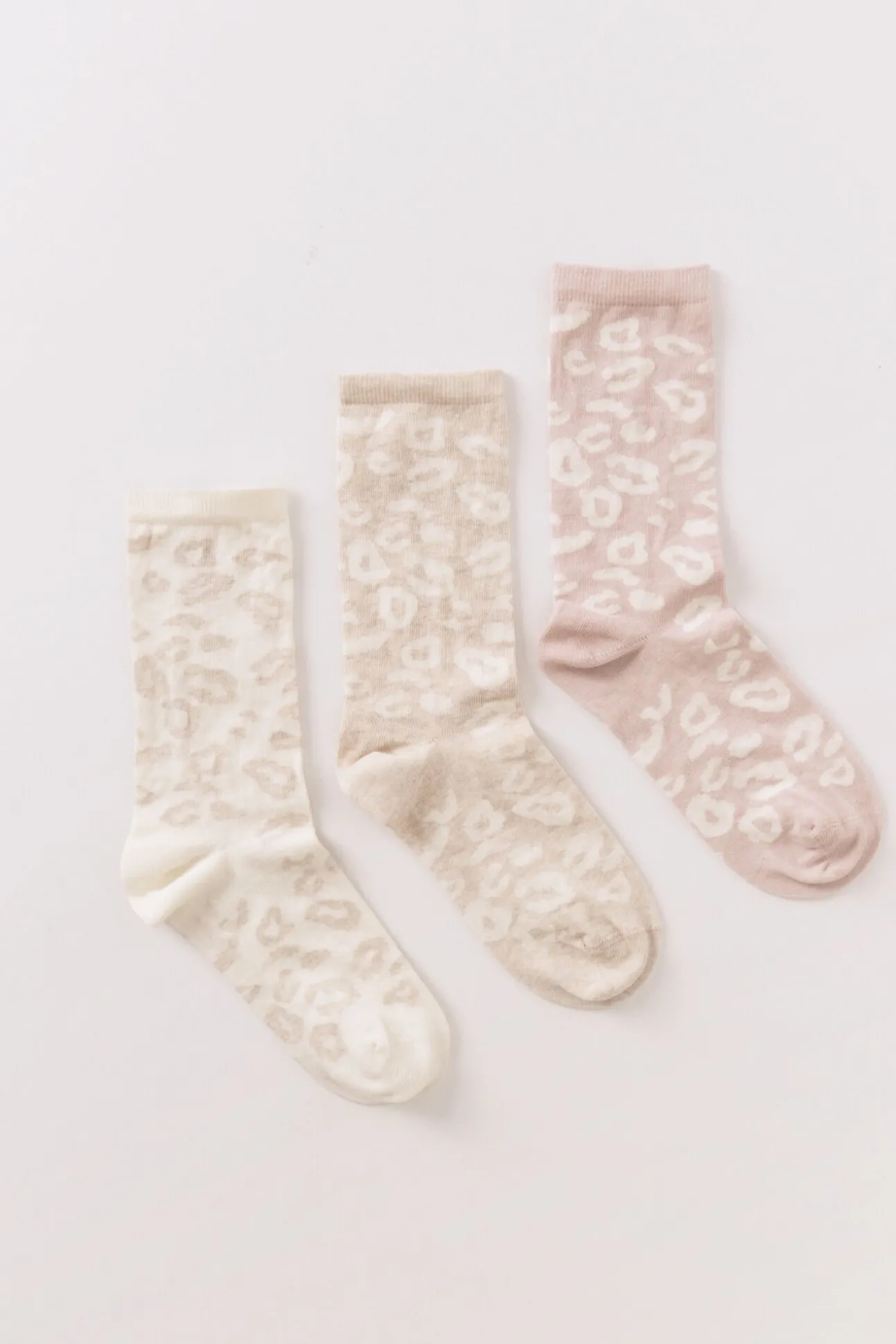 Pack 3 calcetines largos leopard