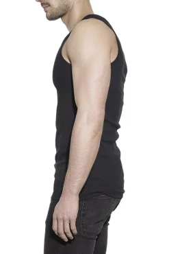 Pack 2 camisetas sin mangas de algodón orgánico negras