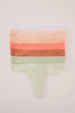 Pack 7 tangas algodón multicolor