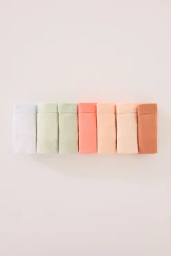 Pack 7 tangas algodón multicolor