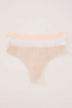 Pack 3 tangas algodón orgánico