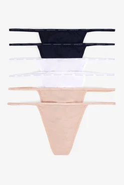 Pack 6 tangas tira de microfibra