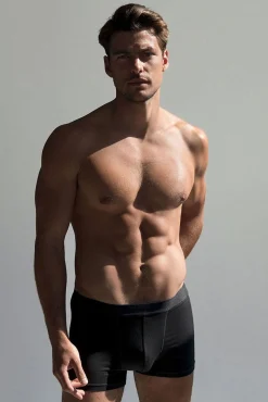 Pack de 2 bóxers modal elástico eco negros