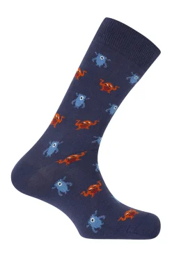 Pack de 3 calcetines cortos de algodón orgánico Stories Monstruos