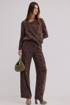 Palma. Pantalones jacquard