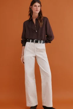 Pamela. Pantalón wide leg