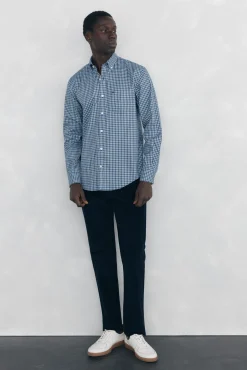 Pantalón 5 bolsillos pana slim fit