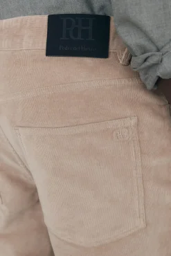 Pantalón 5 bolsillos pana slim fit