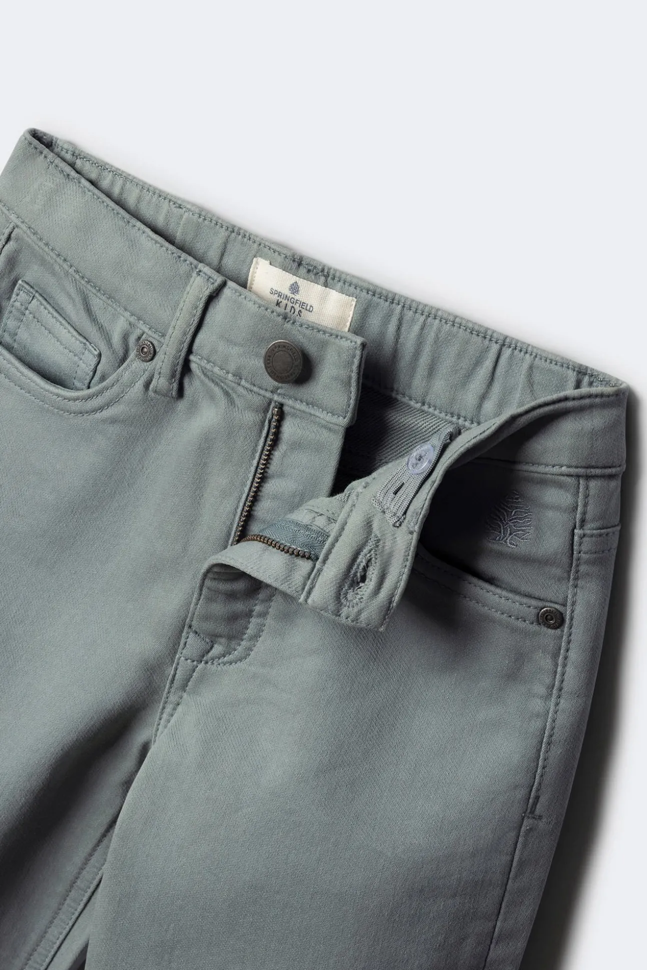 Pantalón 5 bolsillos slim fit niño